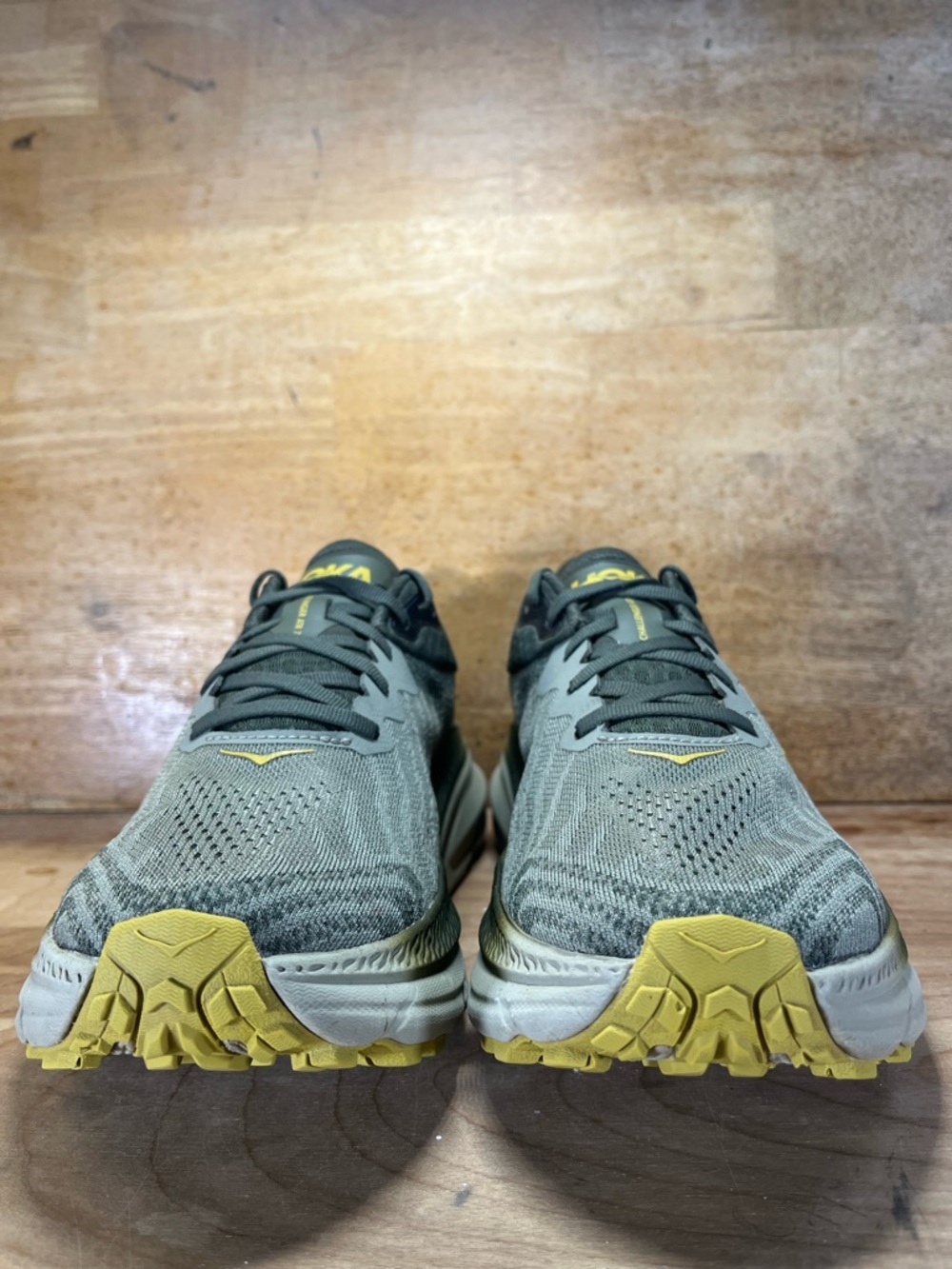 Hoka One One Challenger ATR 7 Mens Size 9.5 Trail Running Shoes Olive Forest - Picture 2 of 12